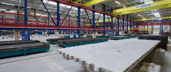 Goldbeck GmbH Halle von innen Goldbeck GmbH Halle von innen