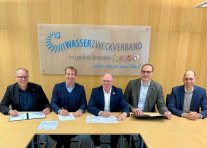Unterzeichnung Absichtserklärung Realisierung eines Wasserlieferverbundes mit dem Wasser-ZV Birkenfeld Unterzeichnung der Absichtserklärung