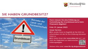 Anzeige Grundsteuerreform Anzeige Grundsteuerreform